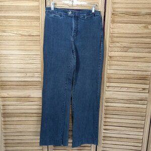 NYDJ Jeans Blue Denim Wide-Leg Pants Size 12